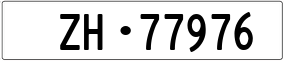 Truck License Plate